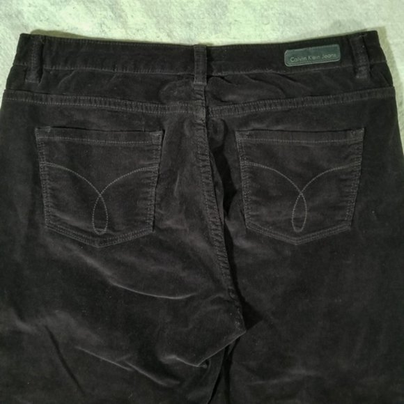 Calvin Klein Black Warm Fleece-Like Jeans - Picture 2 of 8